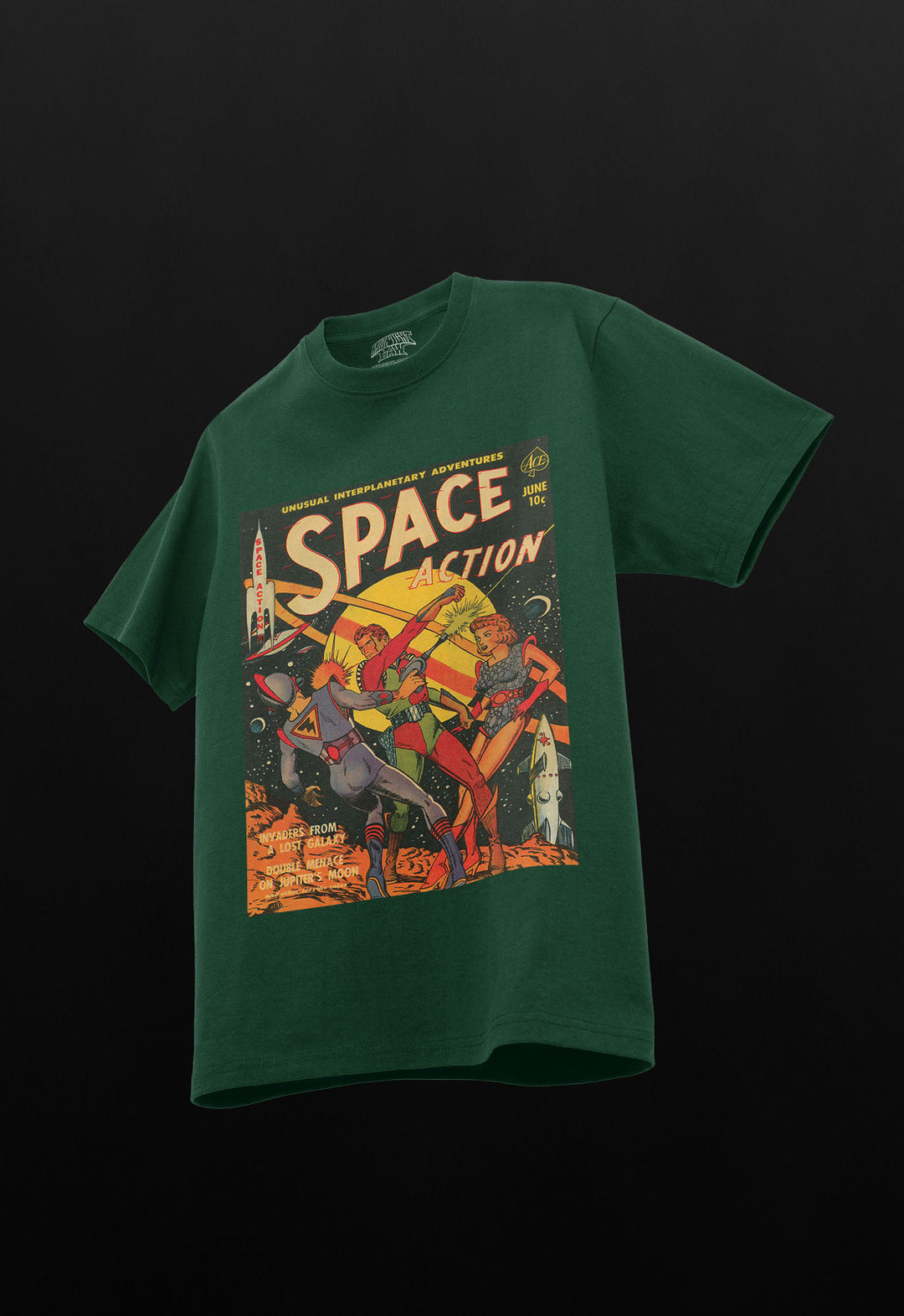 Space Action Oversized T-Shirt