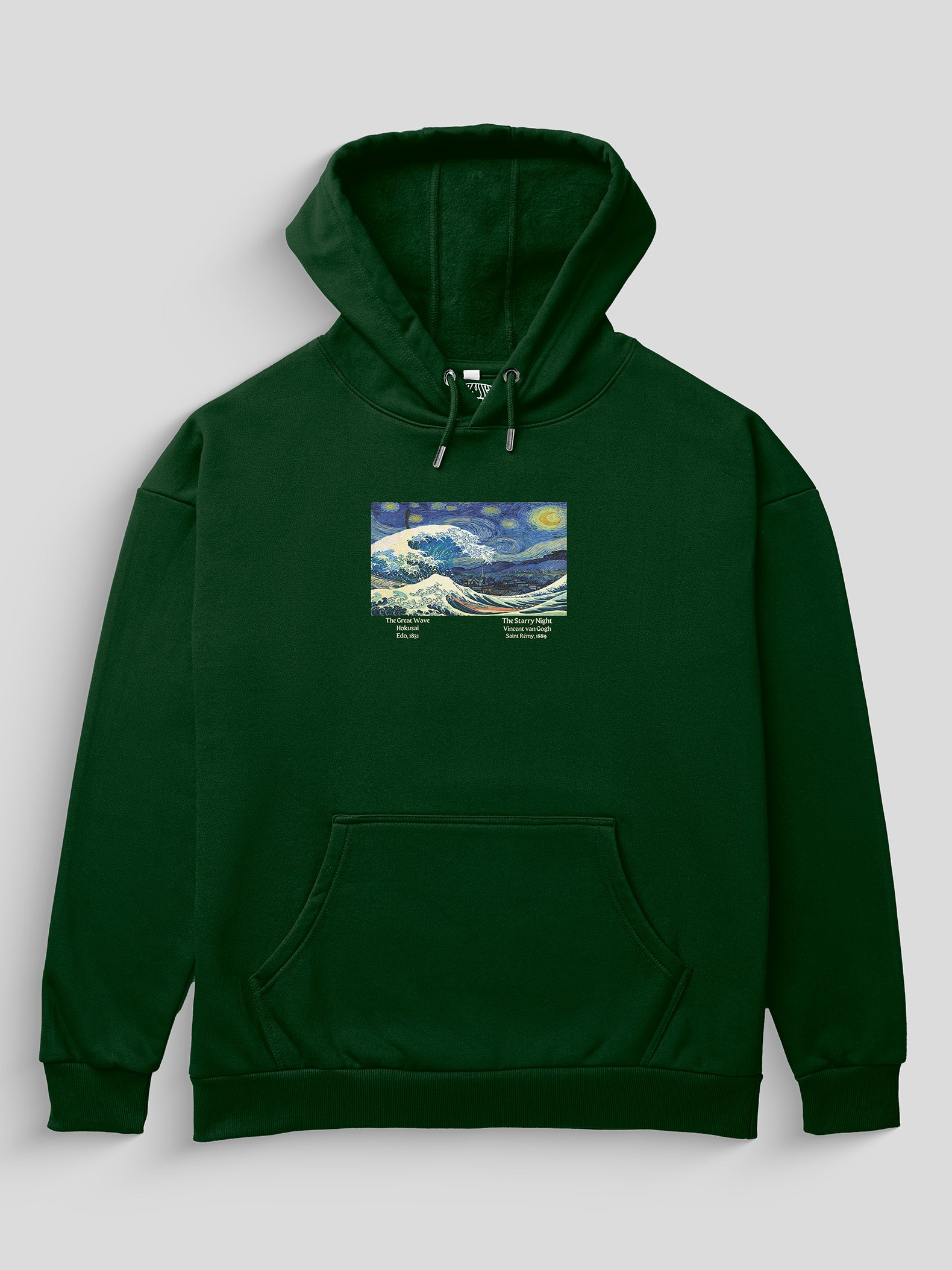 Starry Wave Heavyweight Hoodie [Unisex] - 400 GSM-Vintage Art Collection featuring t-shirts, oversized t-shirts, hoodies, and sweatshirts with timeless designs, combining classic style and modern comfort