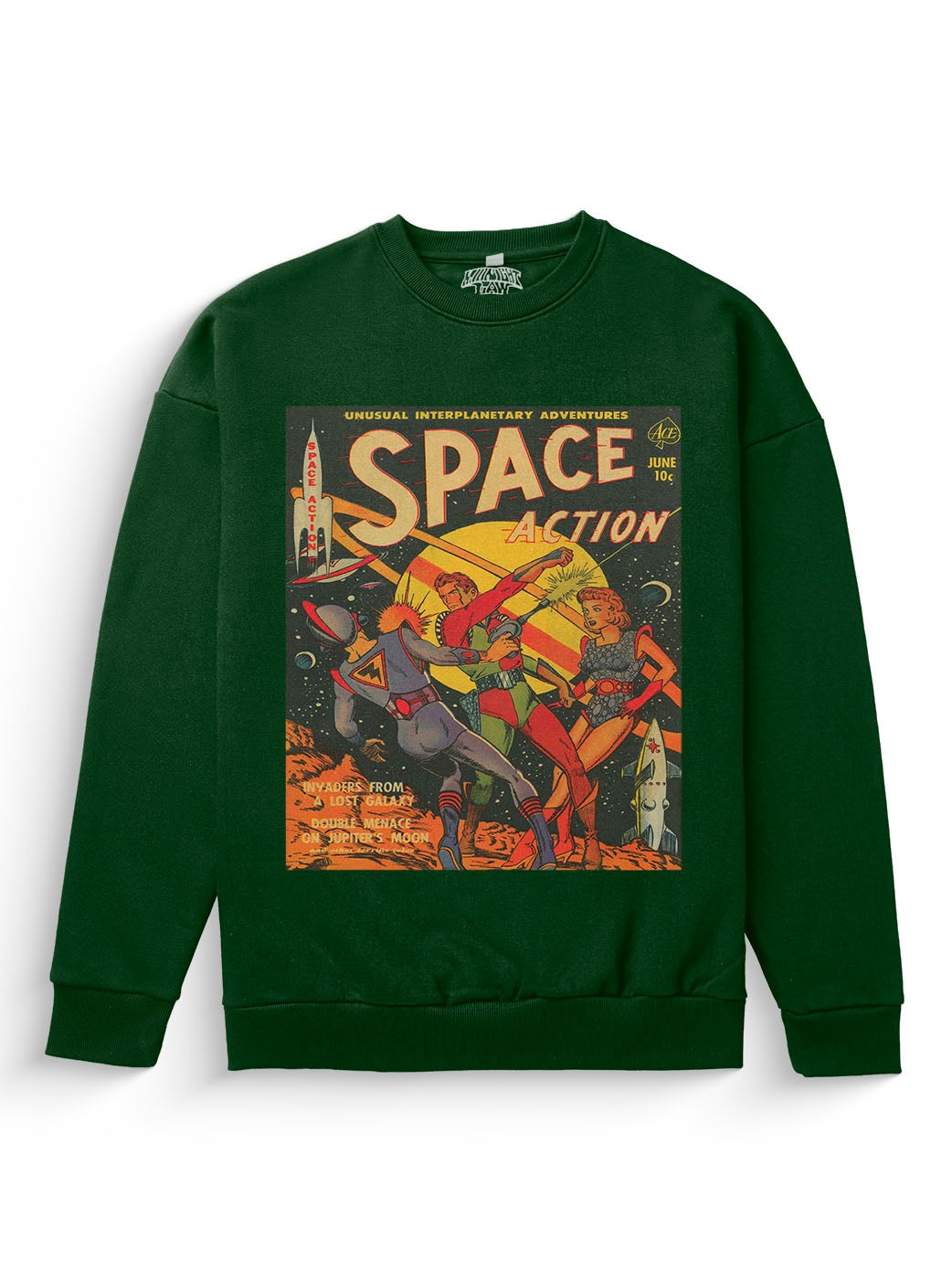 Space Action Heavyweight Sweatshirt [Unisex]