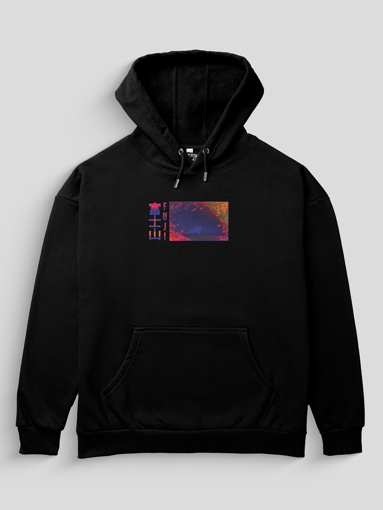 [Black / L] Fuji Heavyweight Hoodie [Unisex] - 400 GSM