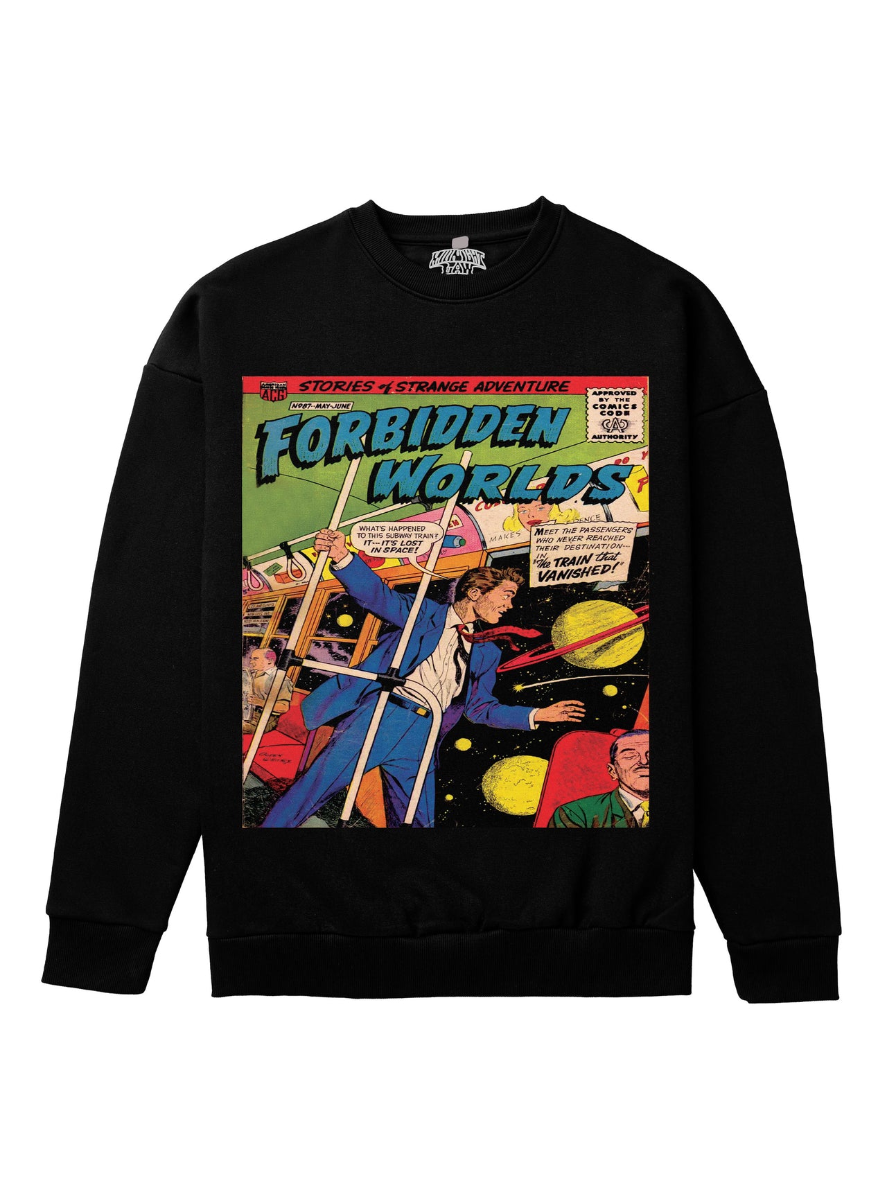 FW Space Train Heavyweight Sweatshirt [Unisex] - 400 GSM