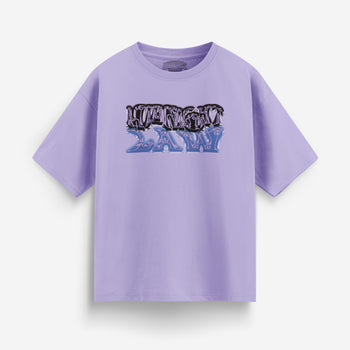 Liquid Violet Oversized T-Shirt [Unisex]