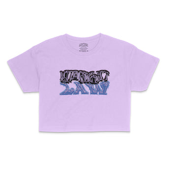 Liquid Violet Crop Top