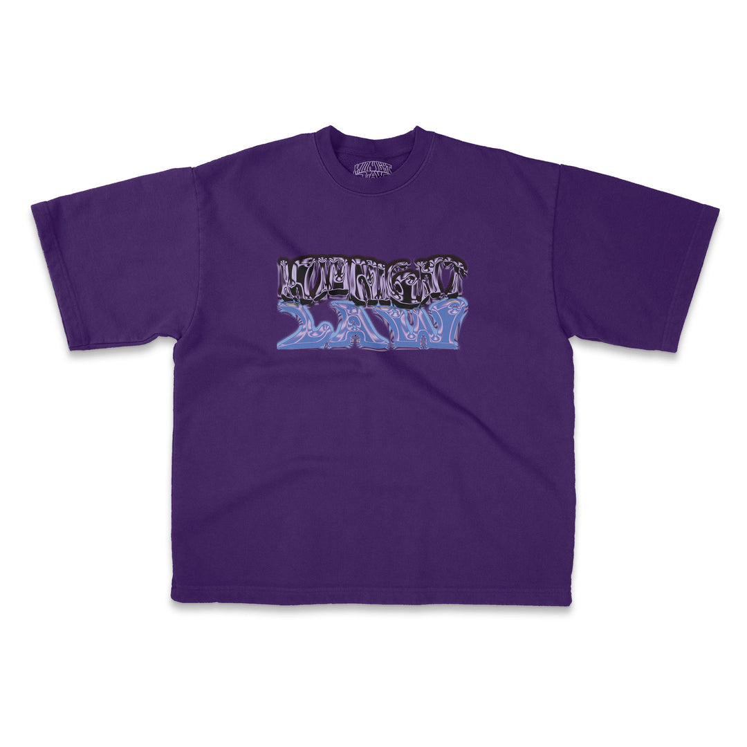 Liquid Violet Oversized T-Shirt
