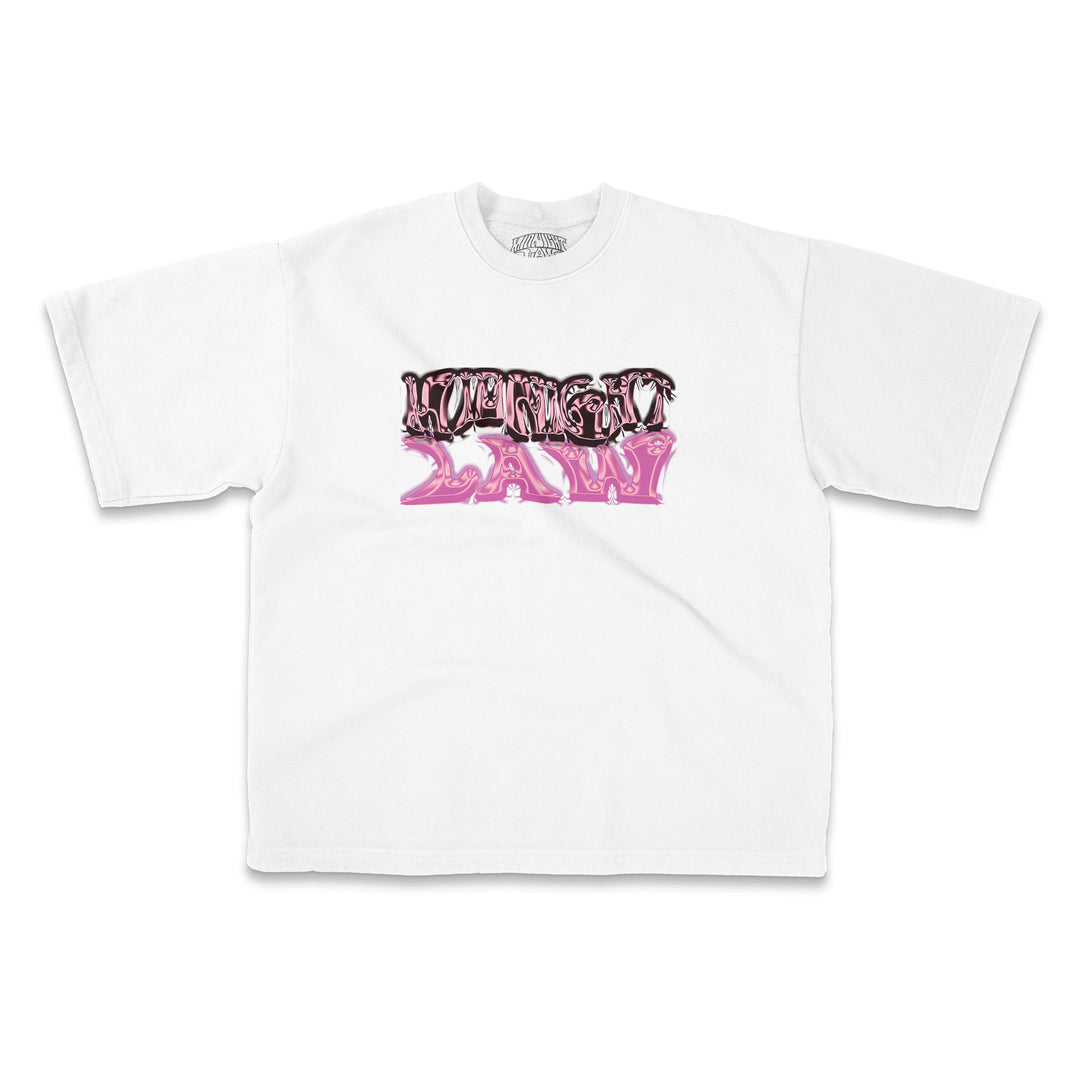 Liquid Pink Oversized T-Shirt