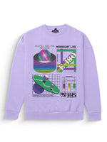 [LAVENDER / L] 80s VHS Heavyweight Sweatshirt [Unisex] - 400 GSM