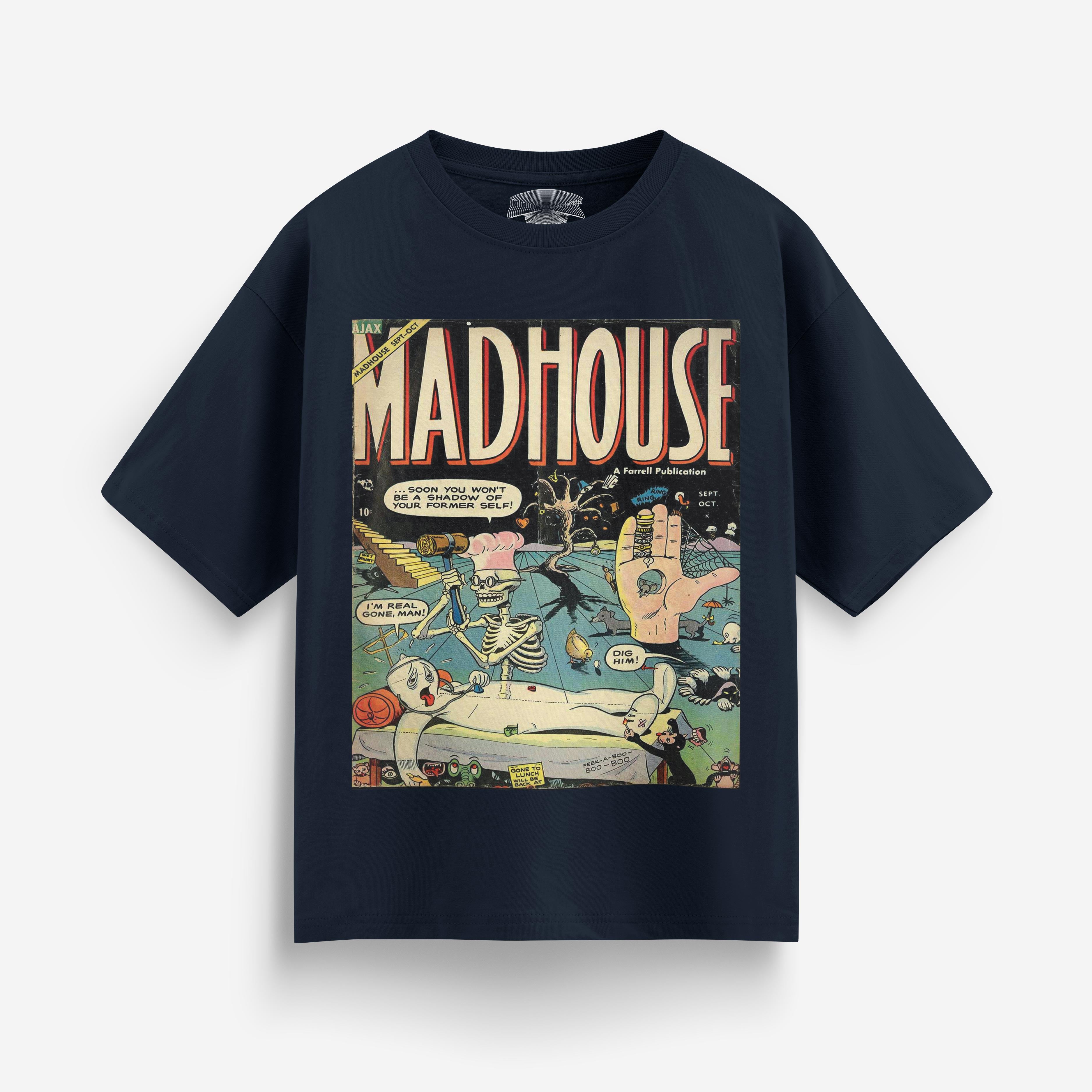 Madhouse Heavyweight Oversized T-Shirt [Unisex] - 280 GSM