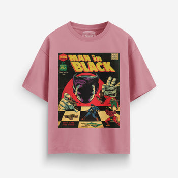 Man in Black Oversized T-Shirt [Unisex]