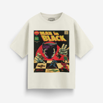 Man in Black Oversized T-Shirt [Unisex]