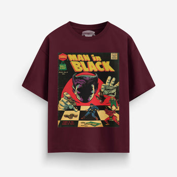 Man in Black Oversized T-Shirt [Unisex]