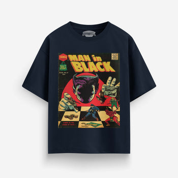 Man in Black Oversized T-Shirt [Unisex]