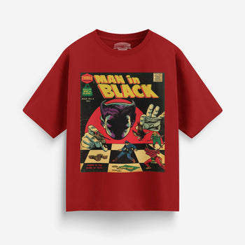 Man in Black Oversized T-Shirt [Unisex]
