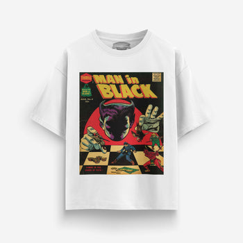 Man in Black Oversized T-Shirt [Unisex]