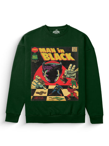 Man in Black Heavyweight Sweatshirt [Unisex]