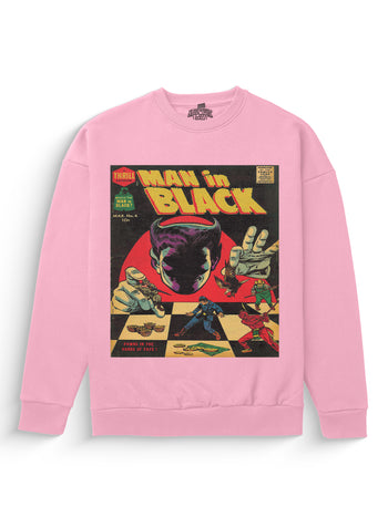 Man in Black Heavyweight Sweatshirt [Unisex]