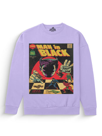 Man in Black Heavyweight Sweatshirt [Unisex]