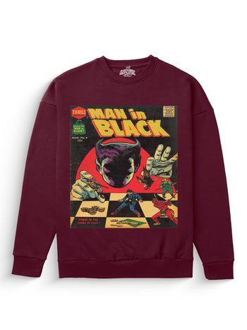 Man in Black Heavyweight Sweatshirt [Unisex]