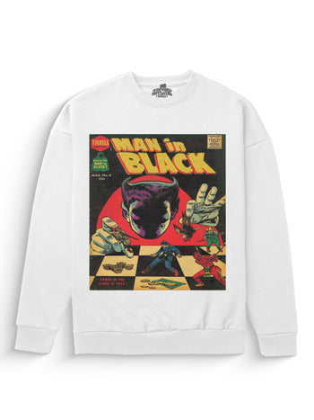 Man in Black Heavyweight Sweatshirt [Unisex]