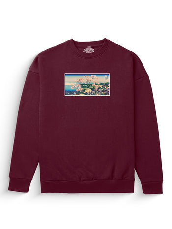 Japanese Woodblock Heavyweight Sweatshirt [Unisex]