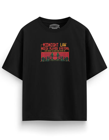 Media Player Oversized T-Shirt [Unisex]