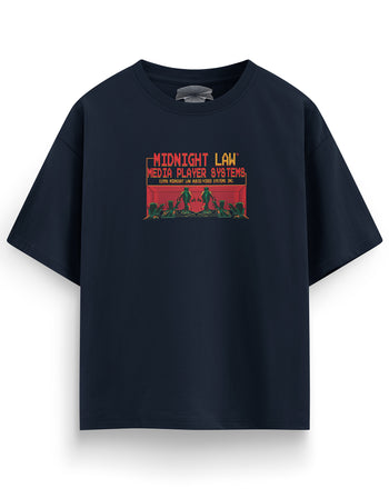 Media Player Oversized T-Shirt [Unisex]