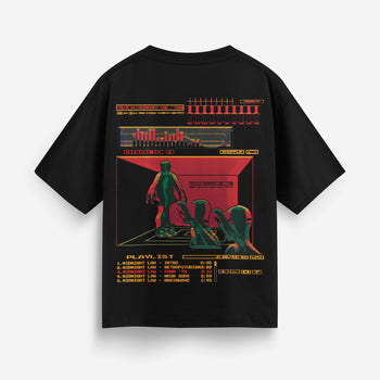 Media Player Oversized T-Shirt [Unisex]