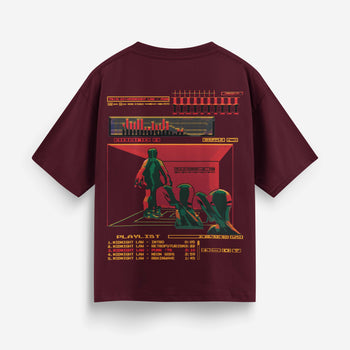 Media Player Oversized T-Shirt [Unisex]