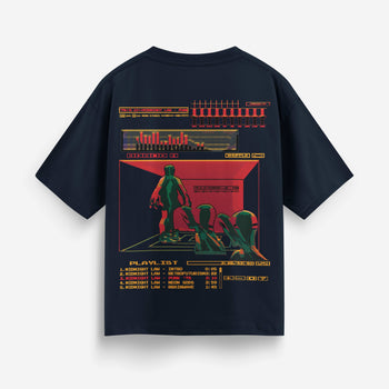 Media Player Oversized T-Shirt [Unisex]