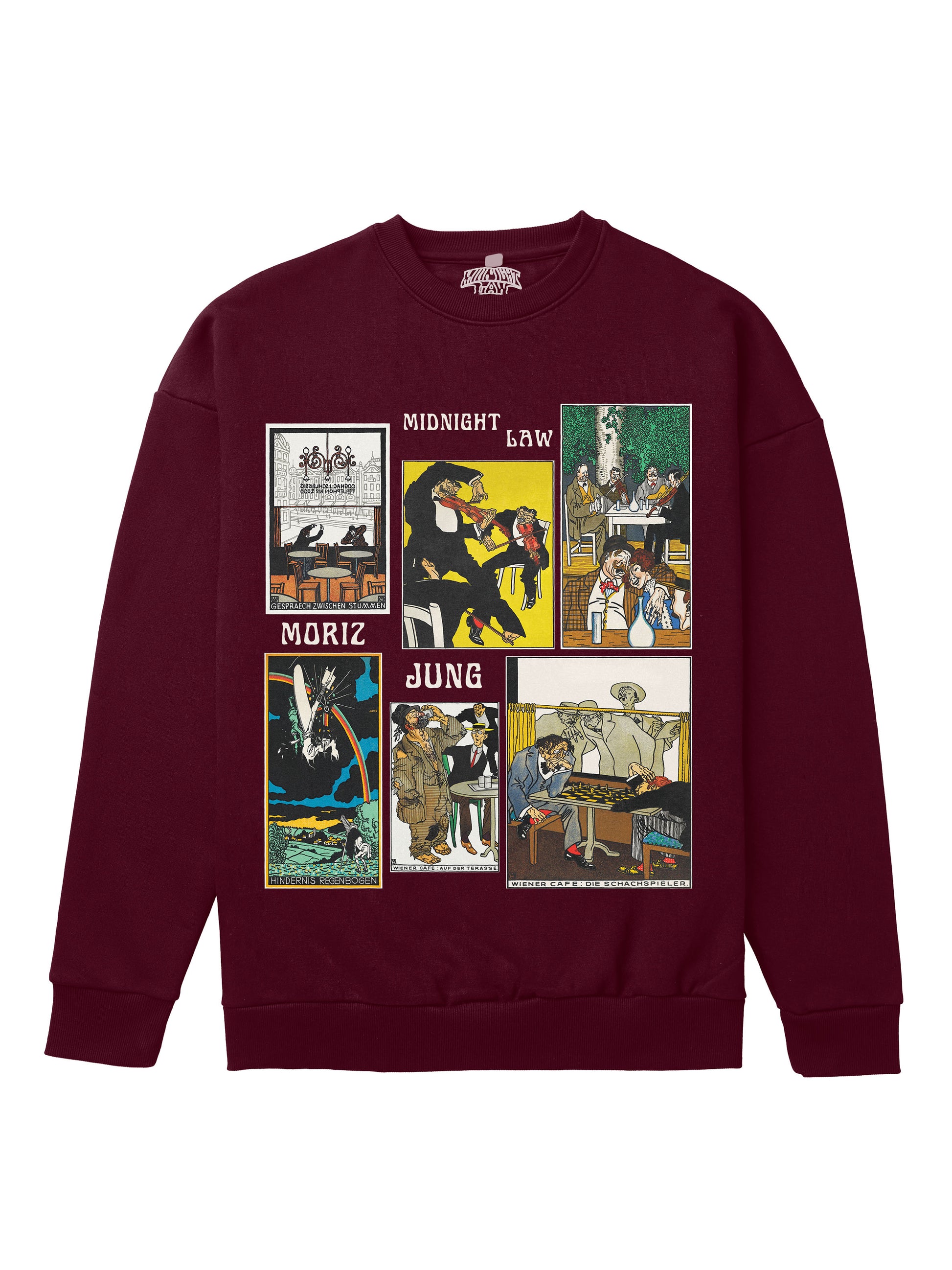 Moriz Jung v2 Heavyweight Sweatshirt [Unisex] - 400 GSM-Vintage Art Collection featuring t-shirts, oversized t-shirts, hoodies, and sweatshirts with timeless designs, combining classic style and modern comfort