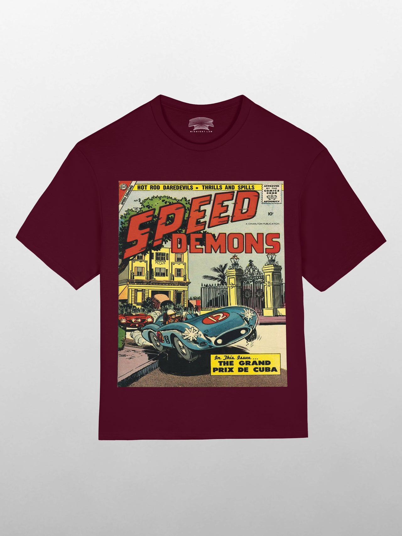 Speed Demons Heavyweight Oversized T-Shirt [Unisex] - 280 GSM-Comic 50s Collection featuring t-shirts, oversized t-shirts, hoodies, and sweatshirts with vibrant, retro comic-inspired designs, combining bold style and comfort