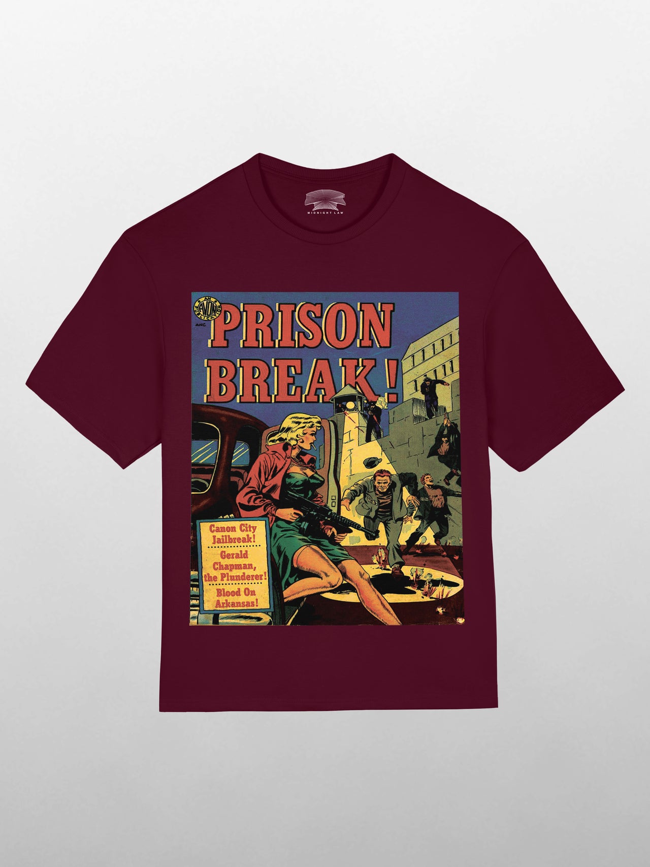 Prison Break Heavyweight Oversized T-Shirt [Unisex] - 280 GSM-Comic 50s Collection featuring t-shirts, oversized t-shirts, hoodies, and sweatshirts with vibrant, retro comic-inspired designs, combining bold style and comfort