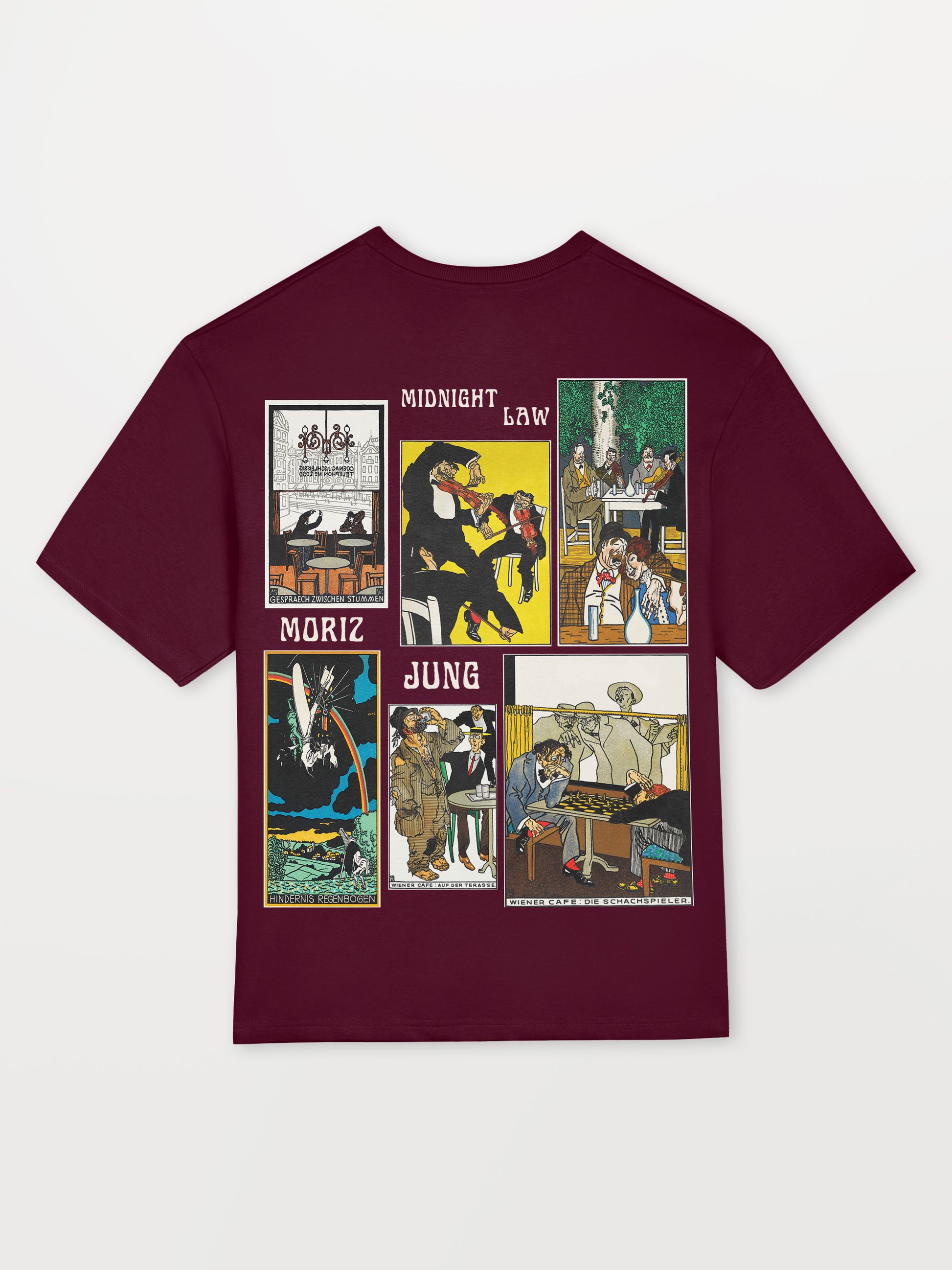 Moriz Jung V2 Heavyweight Oversized T-Shirt [Unisex] - 280 GSM-Vintage Art Collection featuring t-shirts, oversized t-shirts, hoodies, and sweatshirts with timeless designs, combining classic style and modern comfort