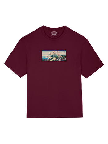 Japanese Woodblock Heavyweight Oversized T-Shirt [Unisex] - 280 GSM-Vintage Art Collection featuring t-shirts, oversized t-shirts, hoodies, and sweatshirts with timeless designs, combining classic style and modern comfort