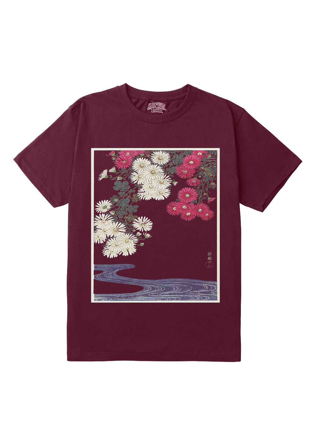 [Maroon / M] Stream Regular Fit T-Shirt