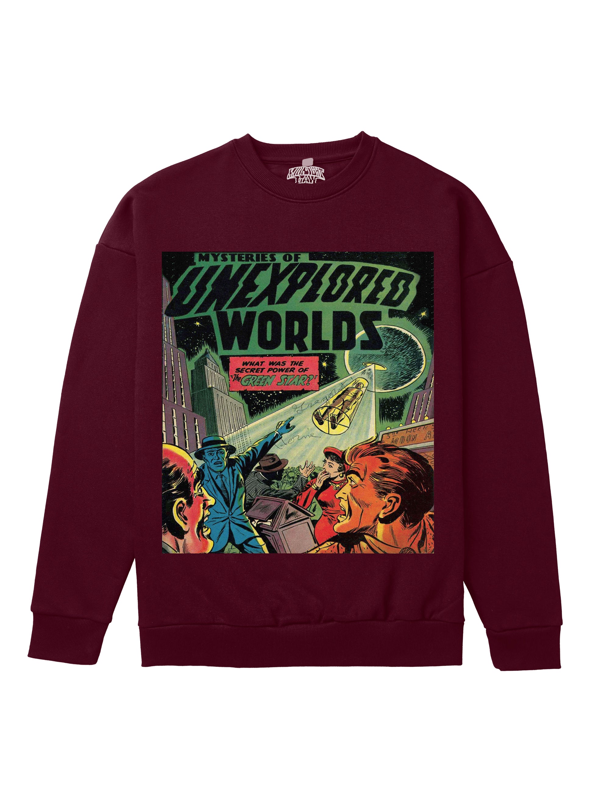 MOEW Heavyweight Sweatshirt [Unisex] - 400 GSM-Comic 50s Collection featuring t-shirts, oversized t-shirts, hoodies, and sweatshirts with vibrant, retro comic-inspired designs, combining bold style and comfort