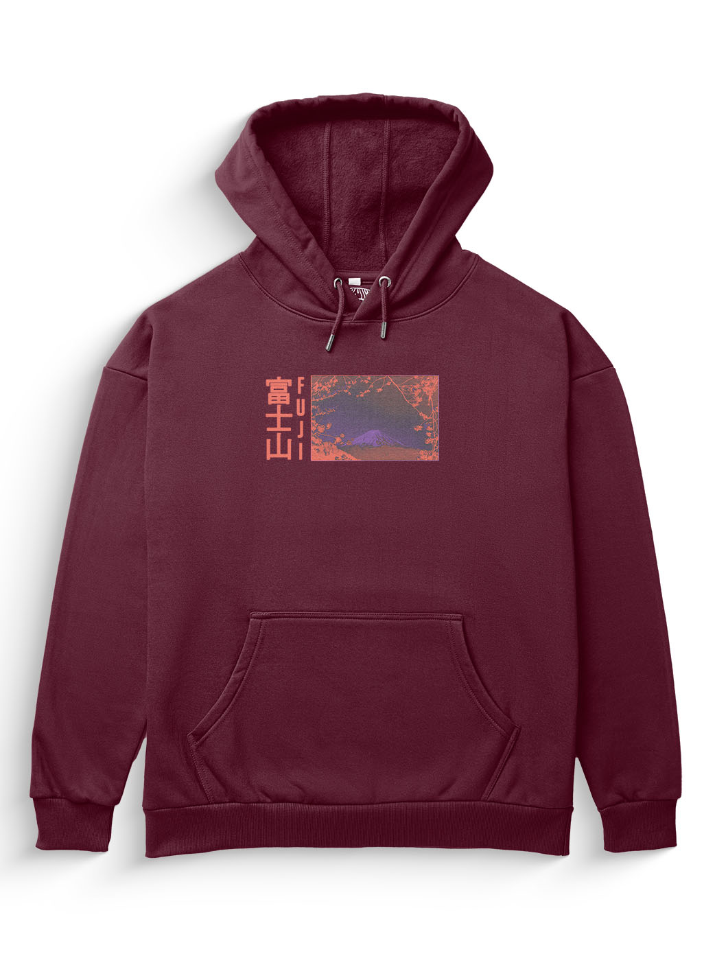 [Maroon / L] Fuji Heavyweight Hoodie [Unisex] - 400 GSM