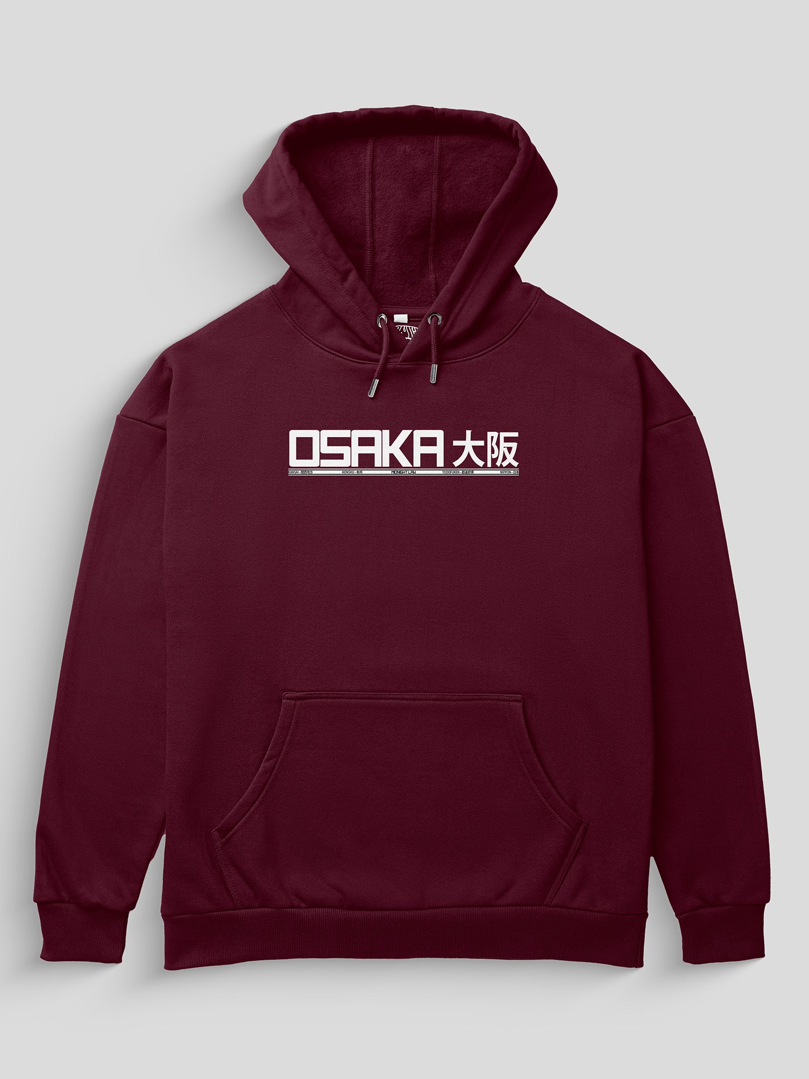 Osaka Heavyweight Hoodie [Unisex] S Maroon