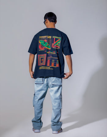 VHS Ver.02 Oversized T-Shirt [Unisex]