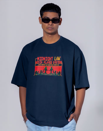 Media Player Oversized T-Shirt [Unisex]