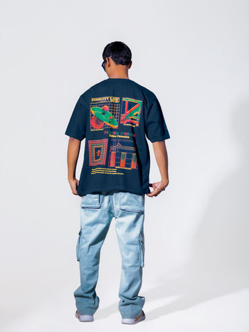 VHS Ver.02 Oversized T-Shirt [Unisex]