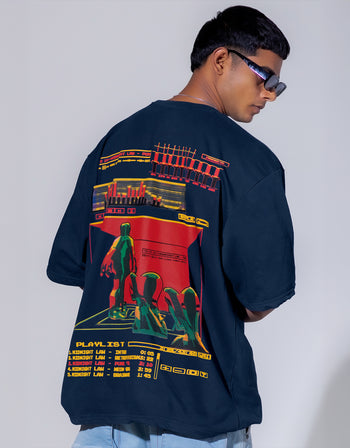 Media Player Oversized T-Shirt [Unisex]