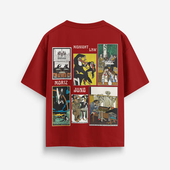 Moriz Jung 02 Oversized T-Shirt [Red/XL]