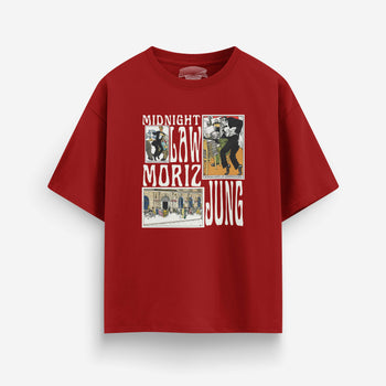 Moriz Jung 02 Oversized T-Shirt [Red/XL]