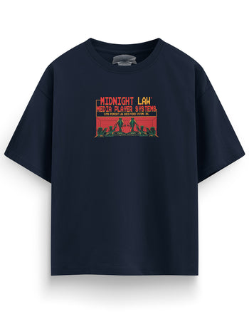 Media Player Oversized T-Shirt [Unisex]