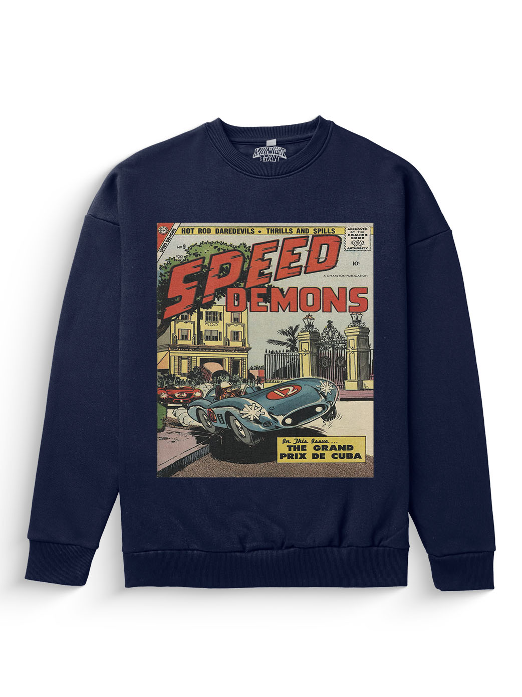 [Navy / XL] Speed Demons Heavyweight Sweatshirt [Unisex] - 400 GSM