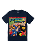 FW Space Train Regular Fit T-Shirt [Unisex]-Comic 50s Collection featuring t-shirts, oversized t-shirts, hoodies, and sweatshirts with vibrant, retro comic-inspired designs, combining bold style and comfort