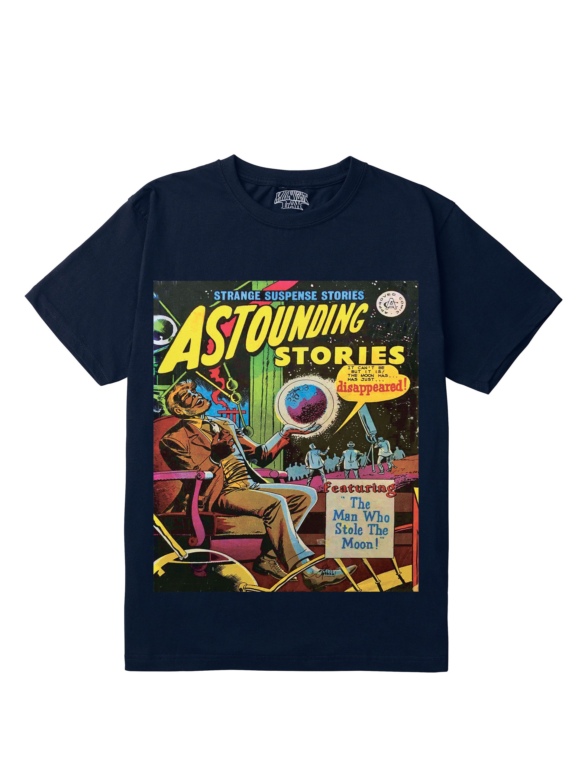 Astounding Stories Regular Fit T-Shirt [Unisex]-Comic 50s Collection featuring t-shirts, oversized t-shirts, hoodies, and sweatshirts with vibrant, retro comic-inspired designs, combining bold style and comfort