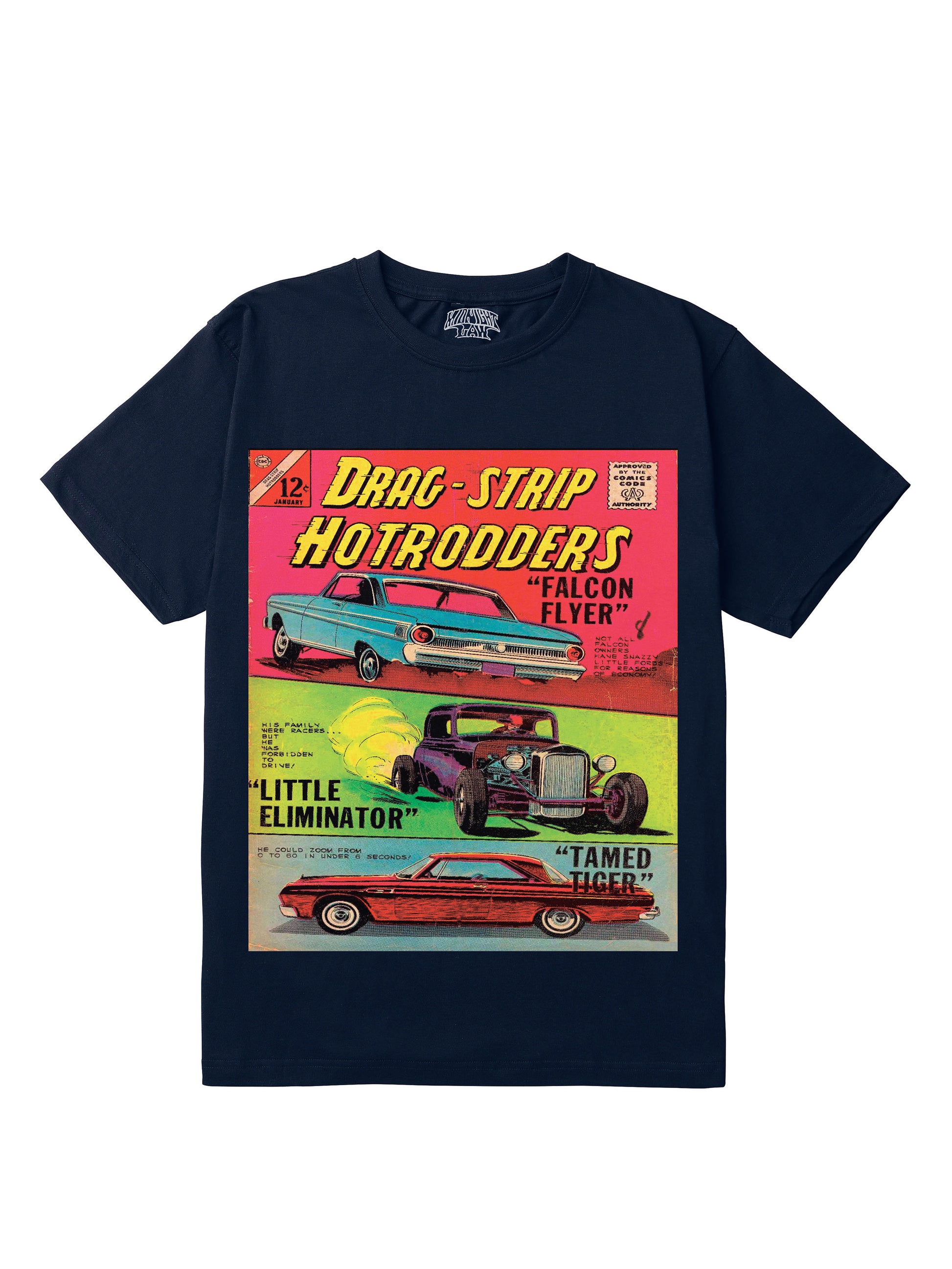 Hot Rodders Regular Fit T-Shirt [Unisex]-Comic 50s Collection featuring t-shirts, oversized t-shirts, hoodies, and sweatshirts with vibrant, retro comic-inspired designs, combining bold style and comfort