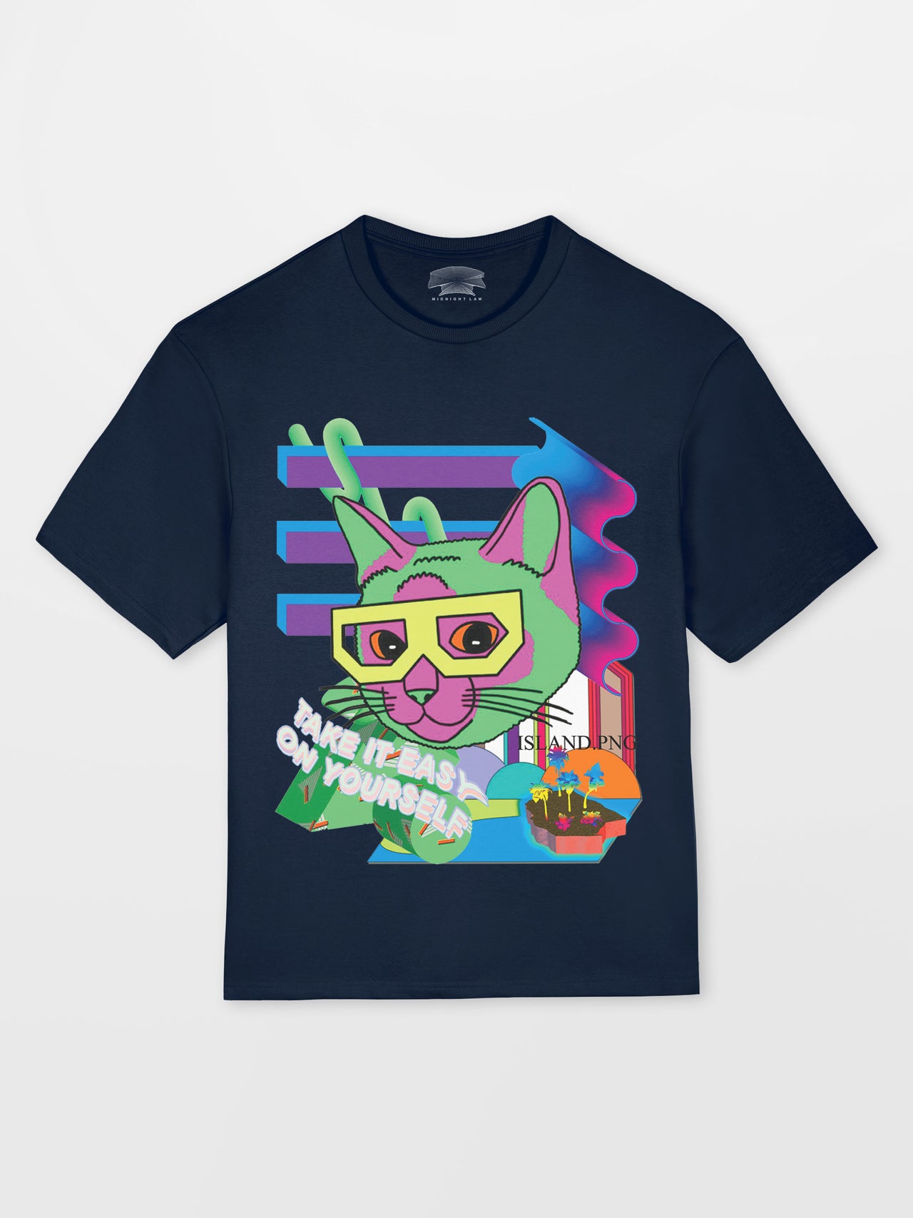 Cat Heavyweight Oversized T-Shirt [Unisex]