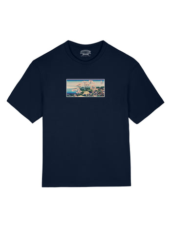 Japanese Woodblock Heavyweight Oversized T-Shirt [Unisex] - 280 GSM-Vintage Art Collection featuring t-shirts, oversized t-shirts, hoodies, and sweatshirts with timeless designs, combining classic style and modern comfort